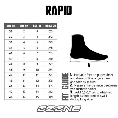 BUTY OZONE RAPID CE MATT BLACK 36