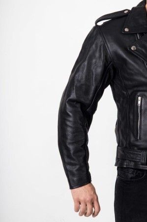 KURTKA SKÓRZANA OZONE RAMONES BLACK S