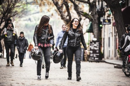 KURTKA SKÓRZANA OZONE RAMONES LADY BLACK DXS