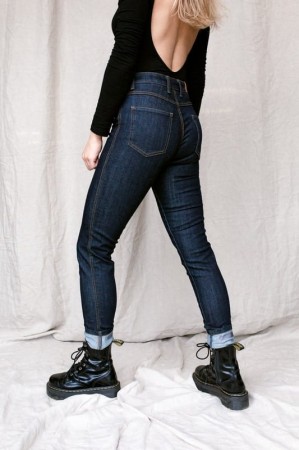 SPODNIE JEANS BROGER CALIFORNIA LADY RAW NAVY W24L30