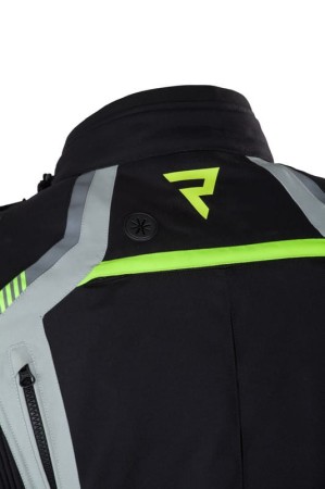 KURTKA TEKSTYLNA REBELHORN PATROL GREY/BLACK/FLO YELLOW XS