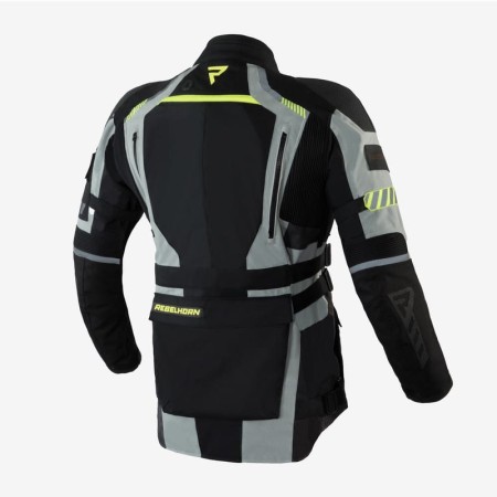 KURTKA TEKSTYLNA REBELHORN PATROL GREY/BLACK/FLO YELLOW XS