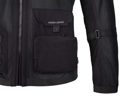 KURTKA TEKSTYLNA REBELHORN BRUTALE BLACK XXS