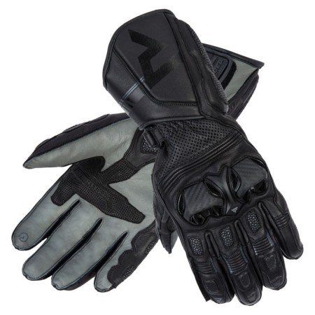 RĘKAWICE SKÓRZANE REBELHORN ST LONG BLACK/GREY S