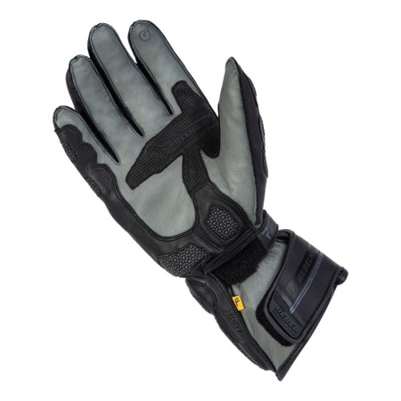 RĘKAWICE SKÓRZANE REBELHORN ST LONG BLACK/GREY S