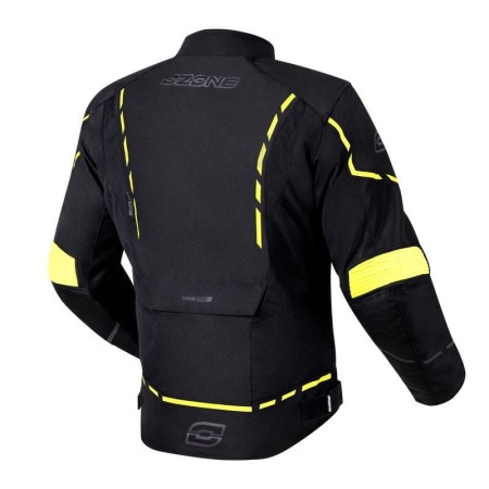 KURTKA TEKSTYLNA OZONE JET II BLACK/FLUO YELLOW XS
