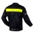 KURTKA TEKSTYLNA OZONE DART BLACK/FLUO YELLOW XXS