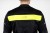 KURTKA TEKSTYLNA OZONE DART BLACK/FLUO YELLOW XXS
