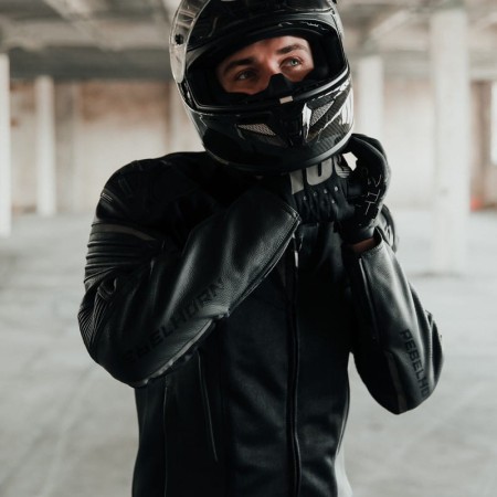 KURTKA SKÓRZANA REBELHORN VANDAL BLACK 44