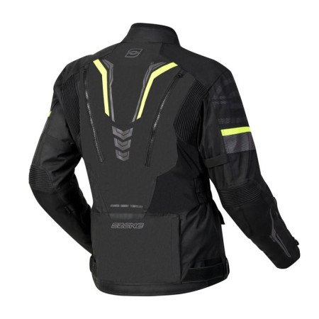 KURTKA TEKSTYLNA OZONE TOUR III BLACK/FLUO YELLOW XS
