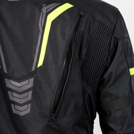 KURTKA TEKSTYLNA OZONE TOUR III BLACK/FLUO YELLOW XS