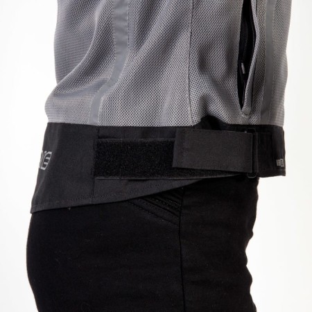 KURTKA TEKSTYLNA OZONE DART LADY SILVER/BLACK DXXS