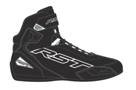 BUTY SKÓRZANE RST SABRE MOTO CE BLACK/BLACK/WHITE 40 (3053)