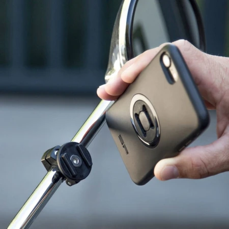 UCHWYT NA LUSTERKO SP CONNECT MIRROR MOTO MOUNT BLACK