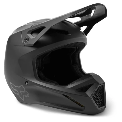 Kask Motocyklowy Off Road Fox V1 SOLID Matte Black