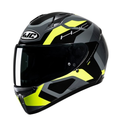Przejdź do produktu Kask Motocyklowy Integralny HJC C10 Tins Grey/Yellow