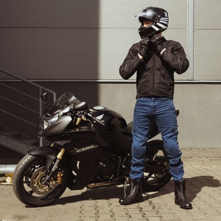 SPODNIE JEANS REBELHORN HAWK III REGULAR FIT WASHED BLUE W28L32