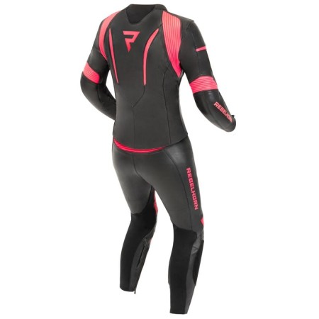 SPODNIE SKÓRZANE REBELHORN REBEL LADY PINK/BLACK D36