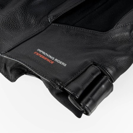 KURTKA SKÓRZANA REBELHORN VELOCE BLACK/GREY/FLUO RED 46