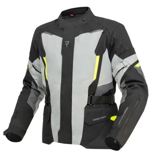 Przejdź do produktu KURTKA TEKSTYLNA REBELHORN SCOUT BLACK/GREY/FLUO YELLOW