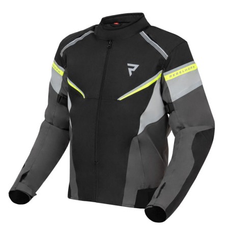 KURTKA TEKSTYLNA REBELHORN SPARK BLACK/GREY/FLUO YELLOW S