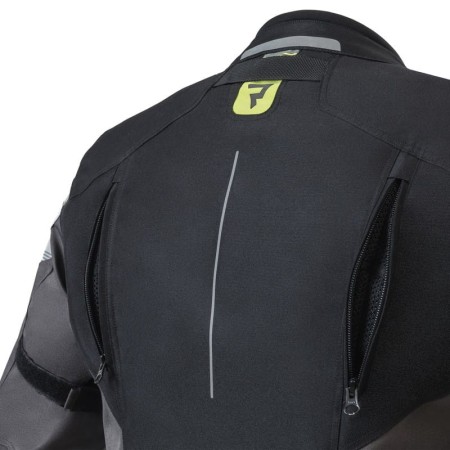 KURTKA TEKSTYLNA REBELHORN SPARK BLACK/GREY/FLUO YELLOW S