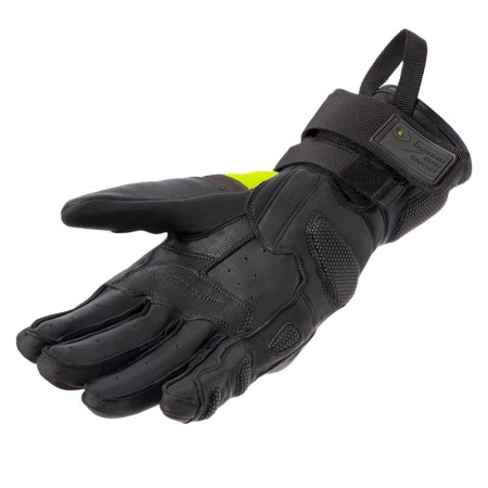 RĘKAWICE SKÓRZANE REBELHORN RANGE BLACK/ANTHRACITE/FLUO YELLOW S