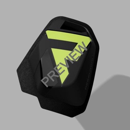 SLIDERY KOLAN REBELHORN (NA RZEPY) BLACK/FLO YELLOW