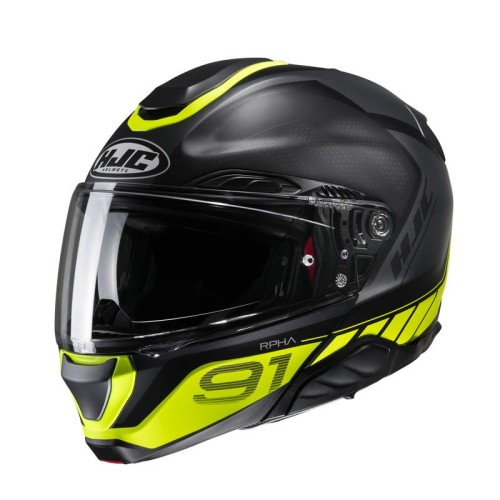 Przejdź do produktu KASK HJC RPHA91 RAFINO BLACK/YELLOW 