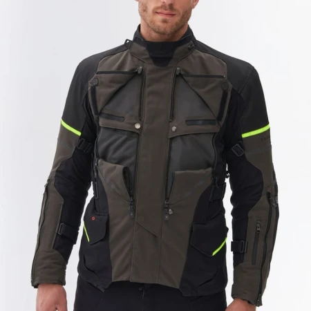 KURTKA TEKSTYLNA REBELHORN RANGE ANTHRACITE/BLACK/FLUO YELLOW XS