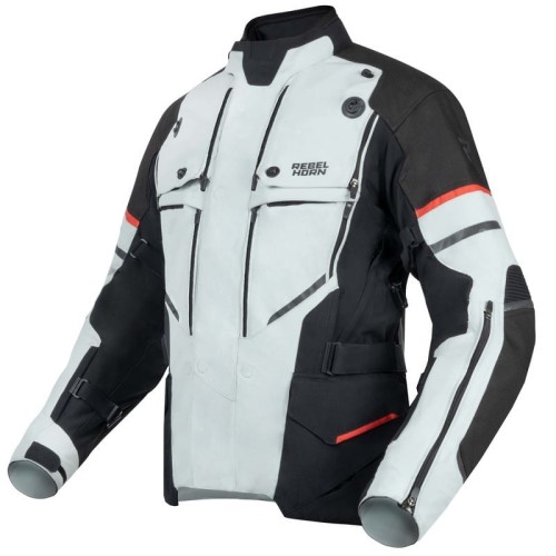 Przejdź do produktu KURTKA TEKSTYLNA REBELHORN RANGE GREY/BLACK/RED 