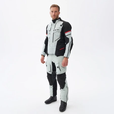 KURTKA TEKSTYLNA REBELHORN RANGE GREY/BLACK/RED XS