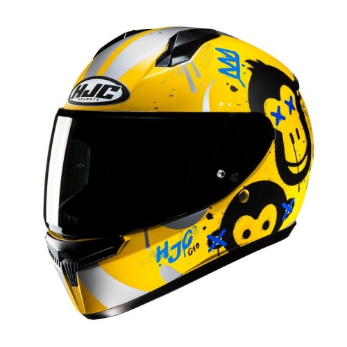 Kask Motocyklowy Integralny HJC C10 GETI YELLOW/SILVER\