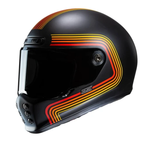 Kask Motocyklowy Integralny HJC V10 FONI BLACK/RED