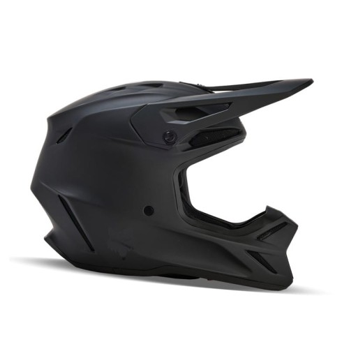 Kask Motocyklowy Off Road Fox V3 SOLID Matte Black