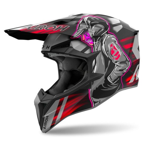 Przejdź do produktu KASK AIROH WRAAAP CYBER RED MATT