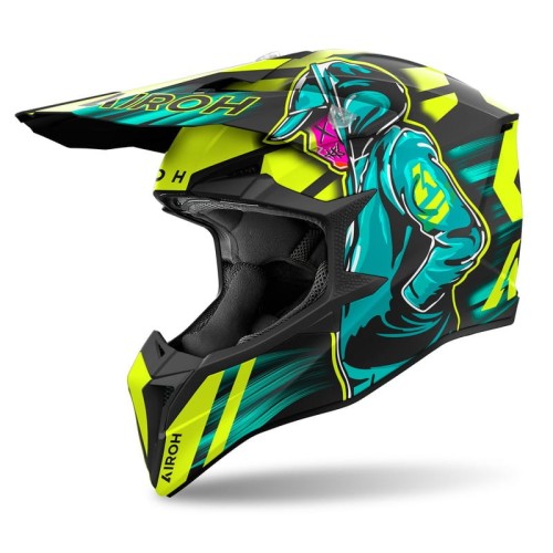 Przejdź do produktu KASK AIROH WRAAAP CYBER YELLOW MATT