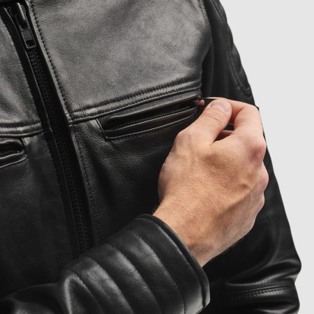 KURTKA SKÓRZANA REBELHORN HUNTER II BLACK XS