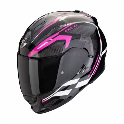 Kask Motocyklowy Integralny SCORPION EXO-491 KRIPTA BK-PINK-WH