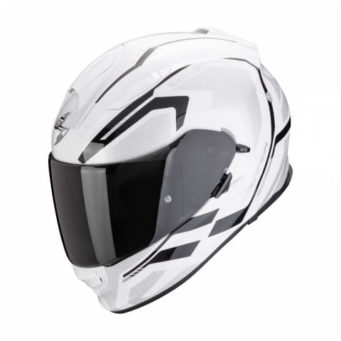 Kask Motocyklowy Integralny SCORPION EXO-491 KRIPTA WHITE-BLACK