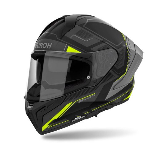 Kask Motocyklowy Integralny AIROH Matryx Rocket Yellow Matt