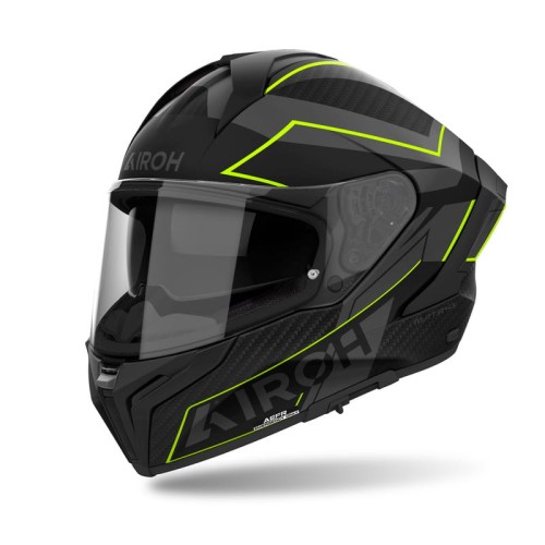 Kask Motocyklowy Integralny AIROH Matryx Sentinel Yellow Matt