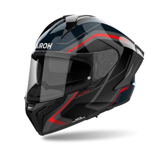 Kask Motocyklowy Integralny AIROH Matryx Wide Red Gloss