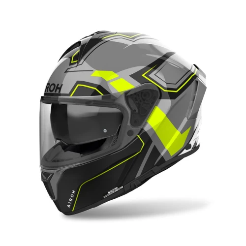 Kask Motocyklowy Integralny AIROH Spark 2 Dart Yellow Gloss