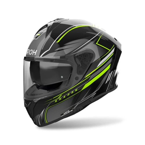 Kask Motocyklowy Integralny AIROH Spark 2 Shadow Yellow Gloss