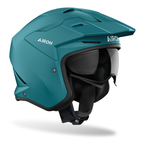 Kask Motocyklowy Otwarty AIROH Kombakt Petrol Green Matt