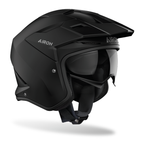 Kask Motocyklowy Otwarty AIROH Kombakt Black Matt