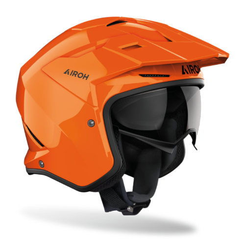 Kask Motocyklowy Otwarty AIROH Kombakt Orange Gloss