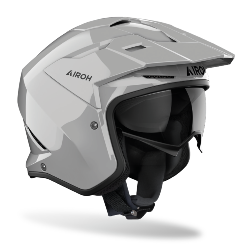Kask Motocyklowy Otwarty AIROH Kombakt Dark Grey Gloss