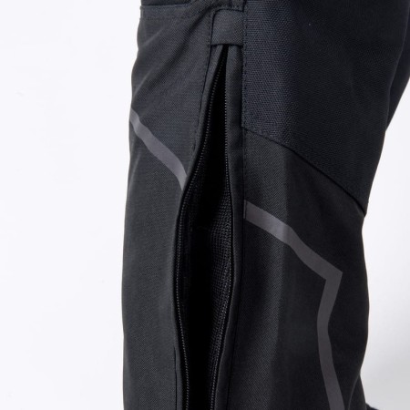 SPODNIE MOTOCYKLOWE TEKSTYLNE DAMSKIE OZONE UNION BLACK WXS